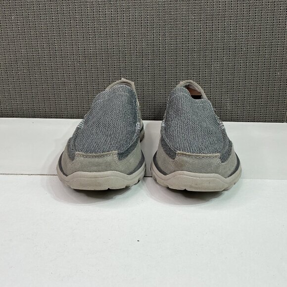 Skechers Relaxed Fit Memory Foam Slip-On Shoes Gray Size 11 Men's Casual - Picture 3 of 9